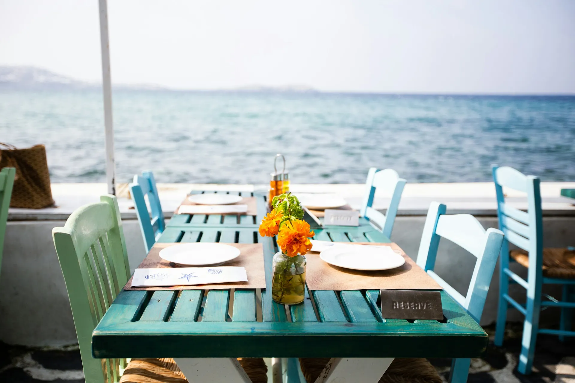 Lunch on the sea-breeze terrace